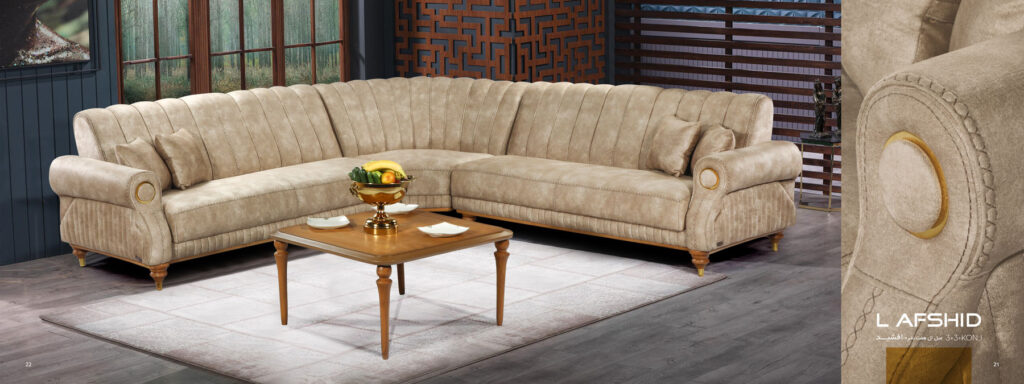 تاثیر مبل ال بر زیبایی پذیرایی