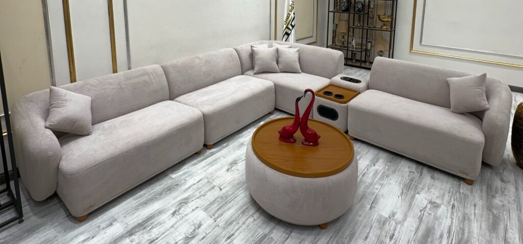 انتخاب و چیدمان مبل ال