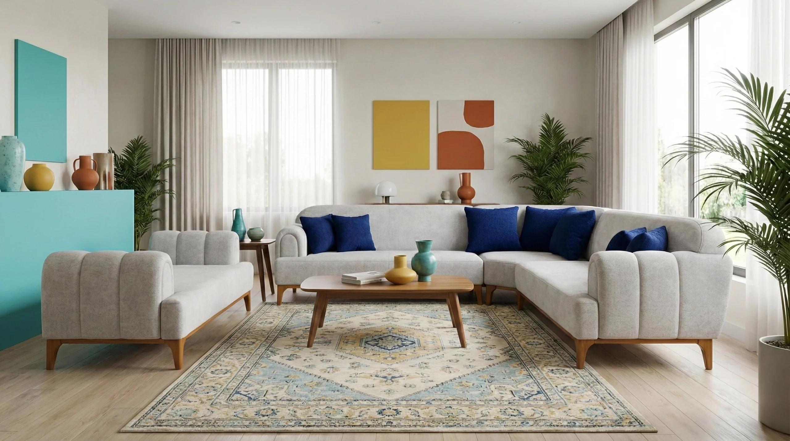 مزایا و کاربرد مبل ال در خانه‌های کوچک